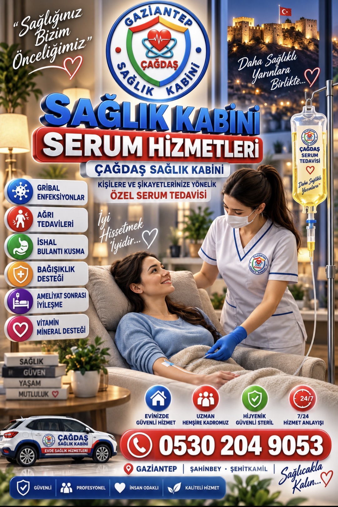 Sağlık Kabini Serum Tedavisi 