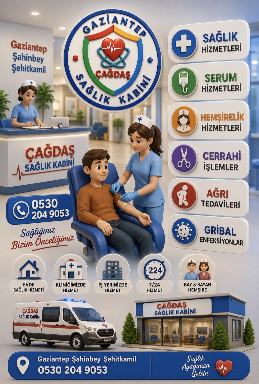 Sağlık Kabini Serum Tedavisi 