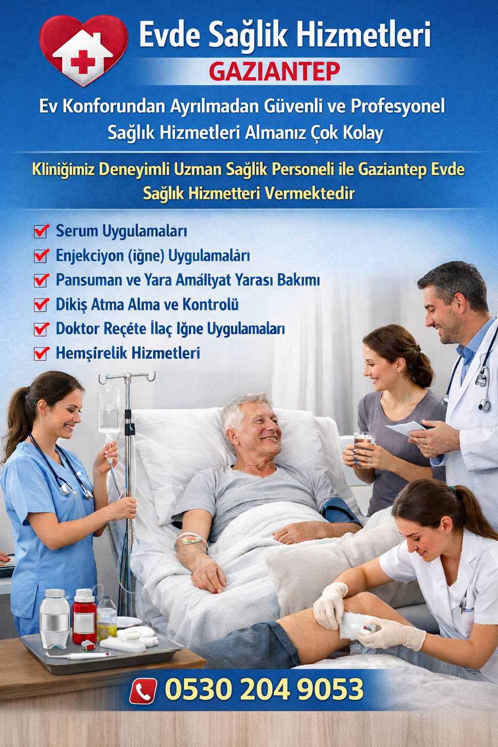 Evde Serum Tedavisi Gaziantep 