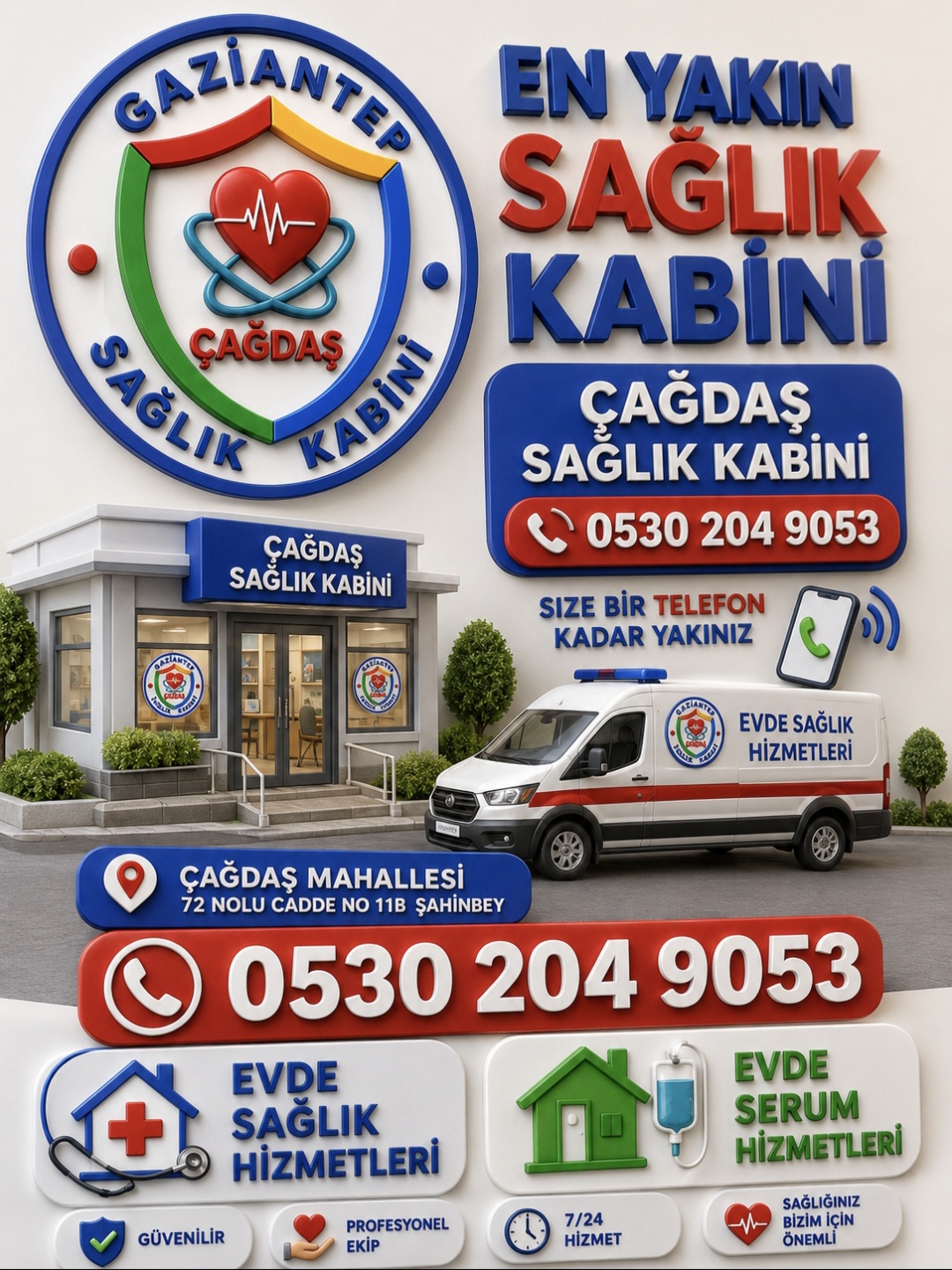 En Yakın Sağlık Kabini 