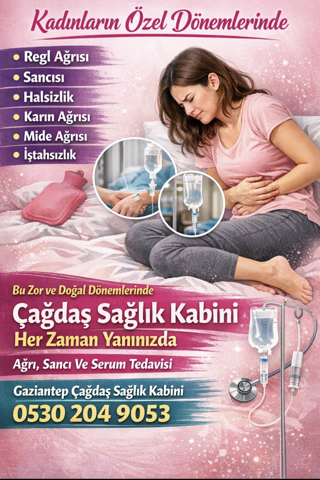 Kadınlarda Adet Sancısı Regl Sancısı