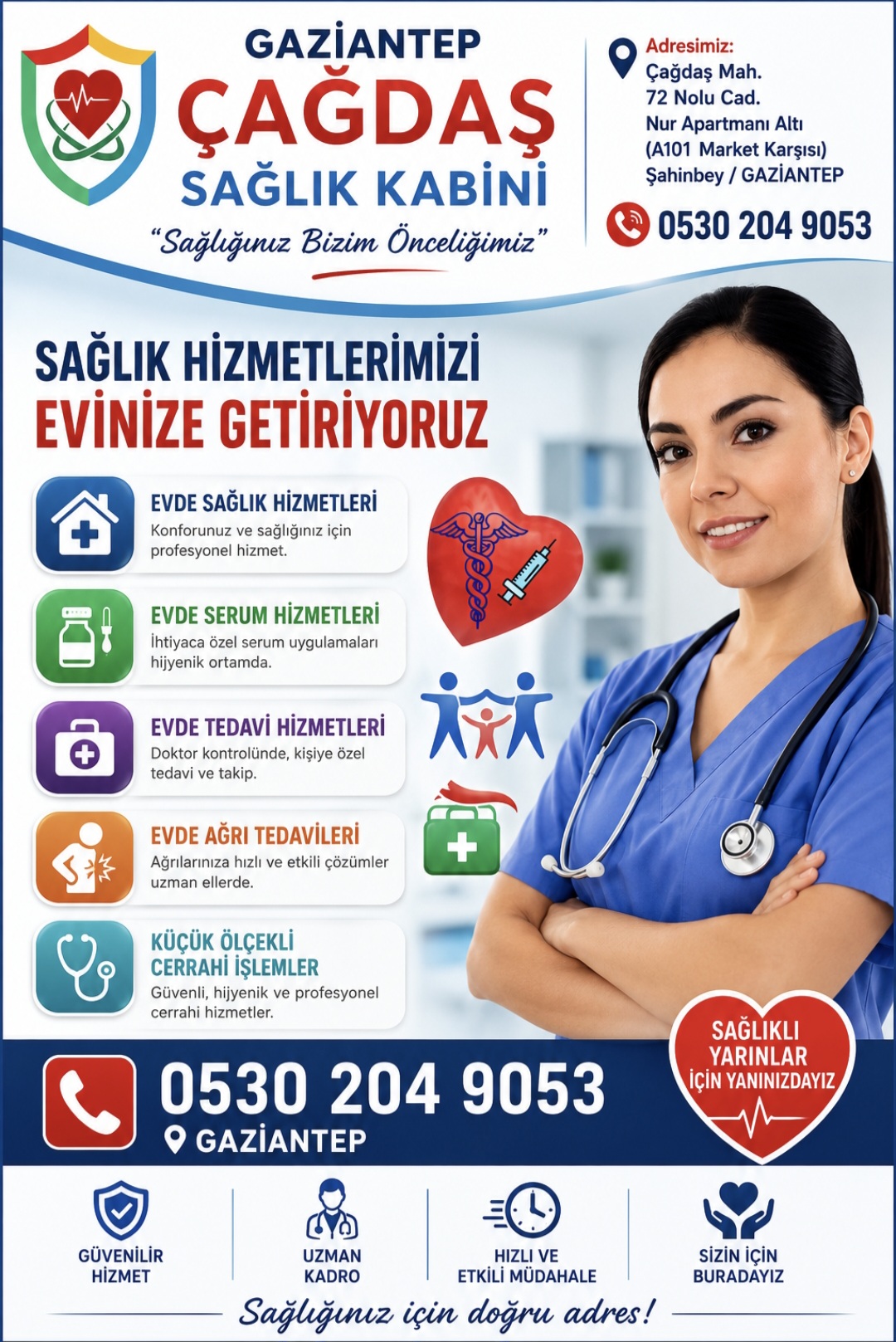 Evde Sağlık Hizmetleri Gaziantep 