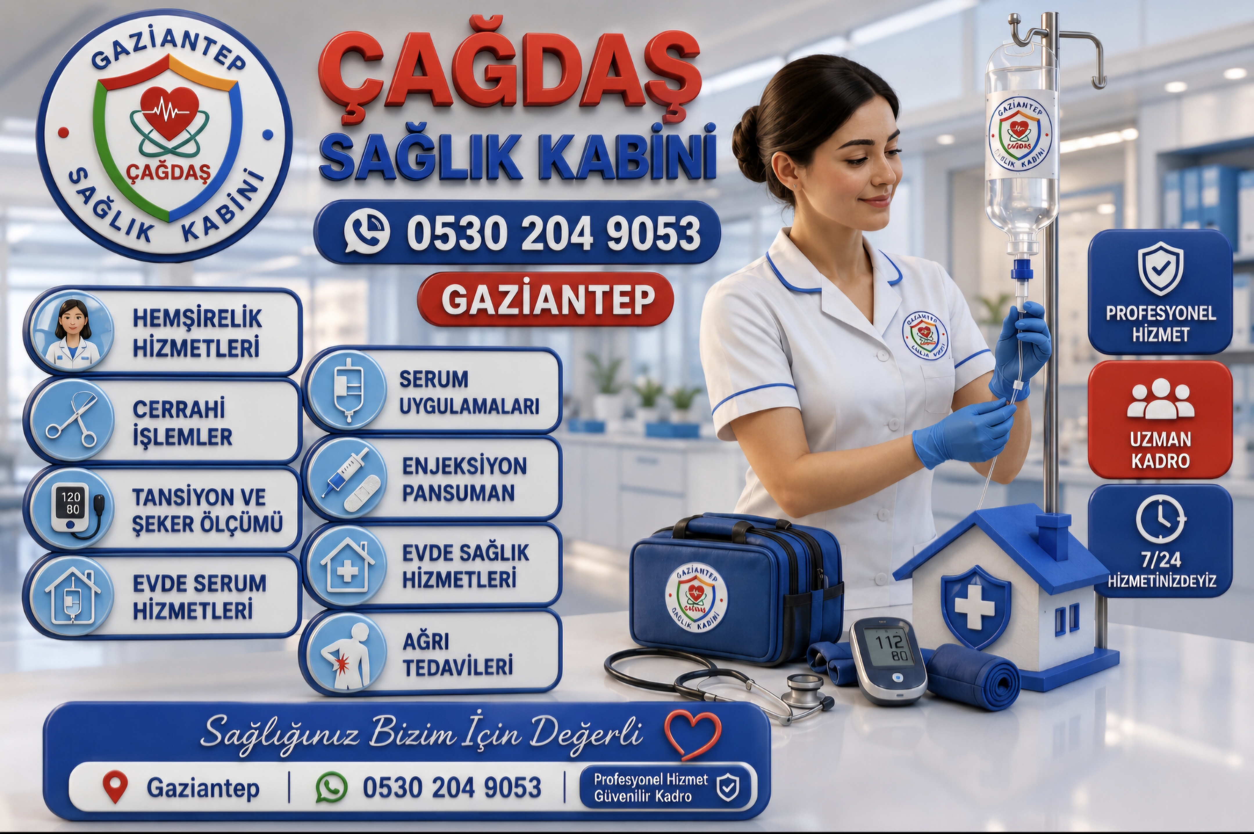 EVDE HEMŞİRE HİZMETİ