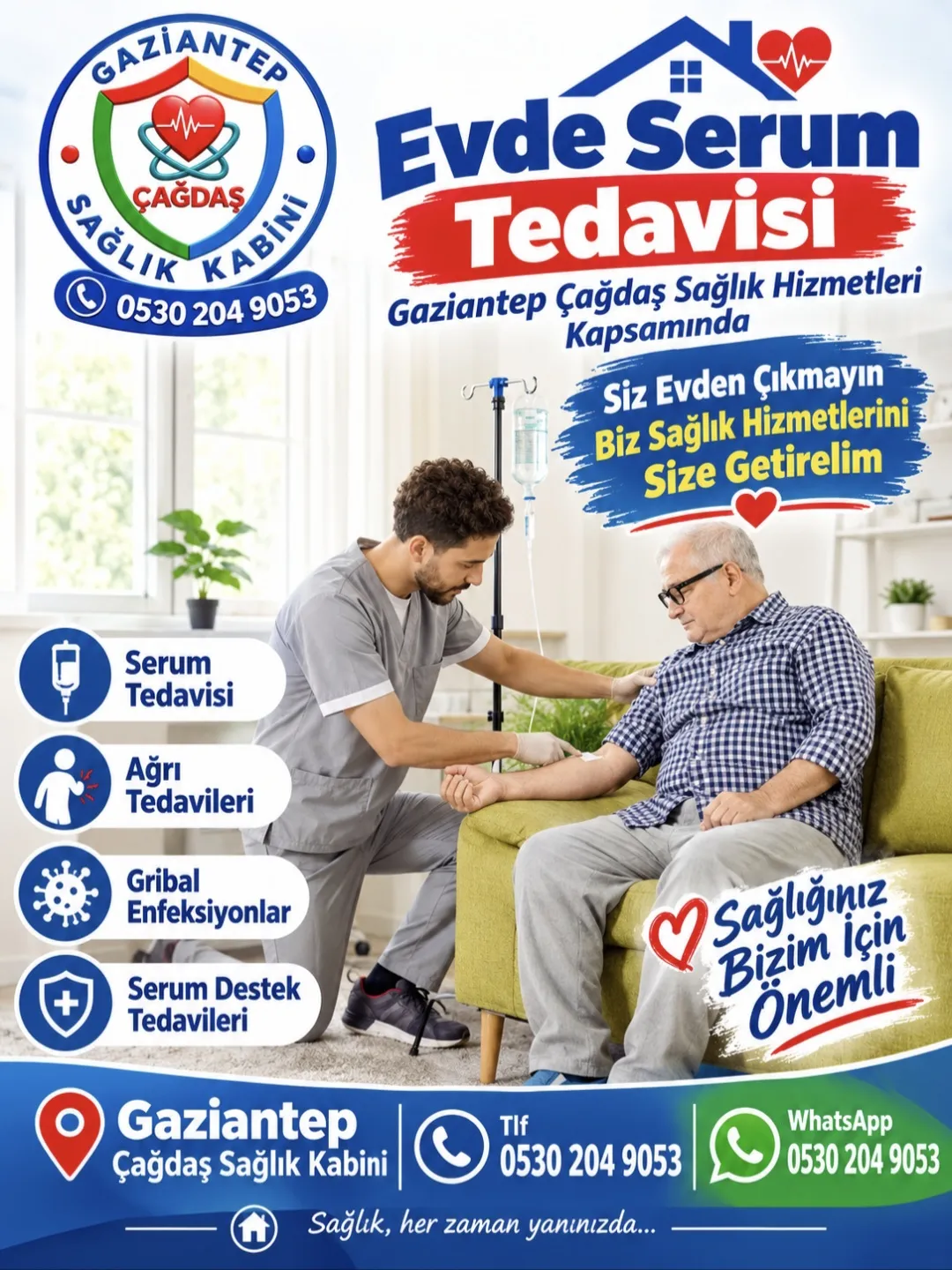Evde Serum Taktırma · 1