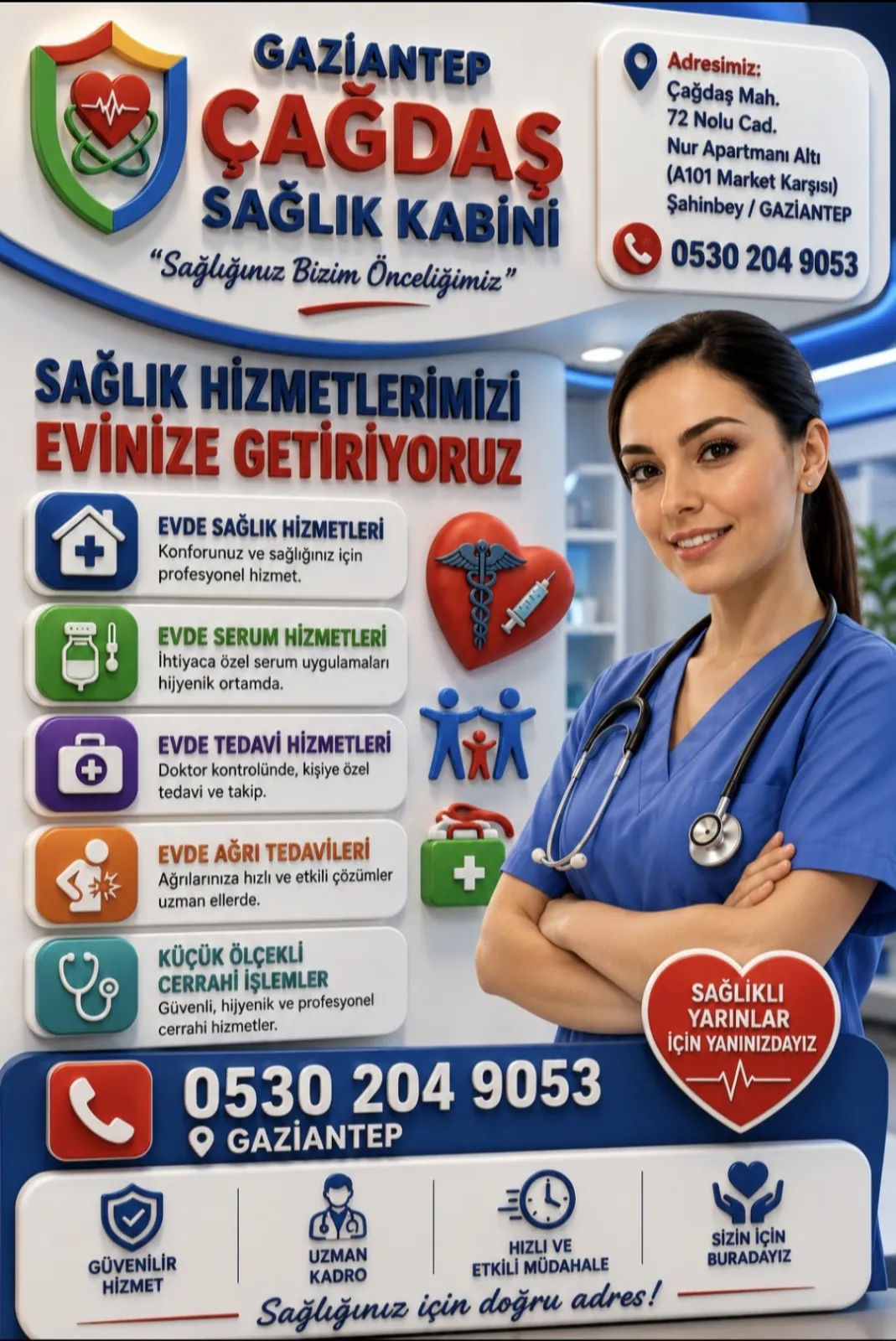 Evde Sağlık Hizmetleri Gaziantep · 1
