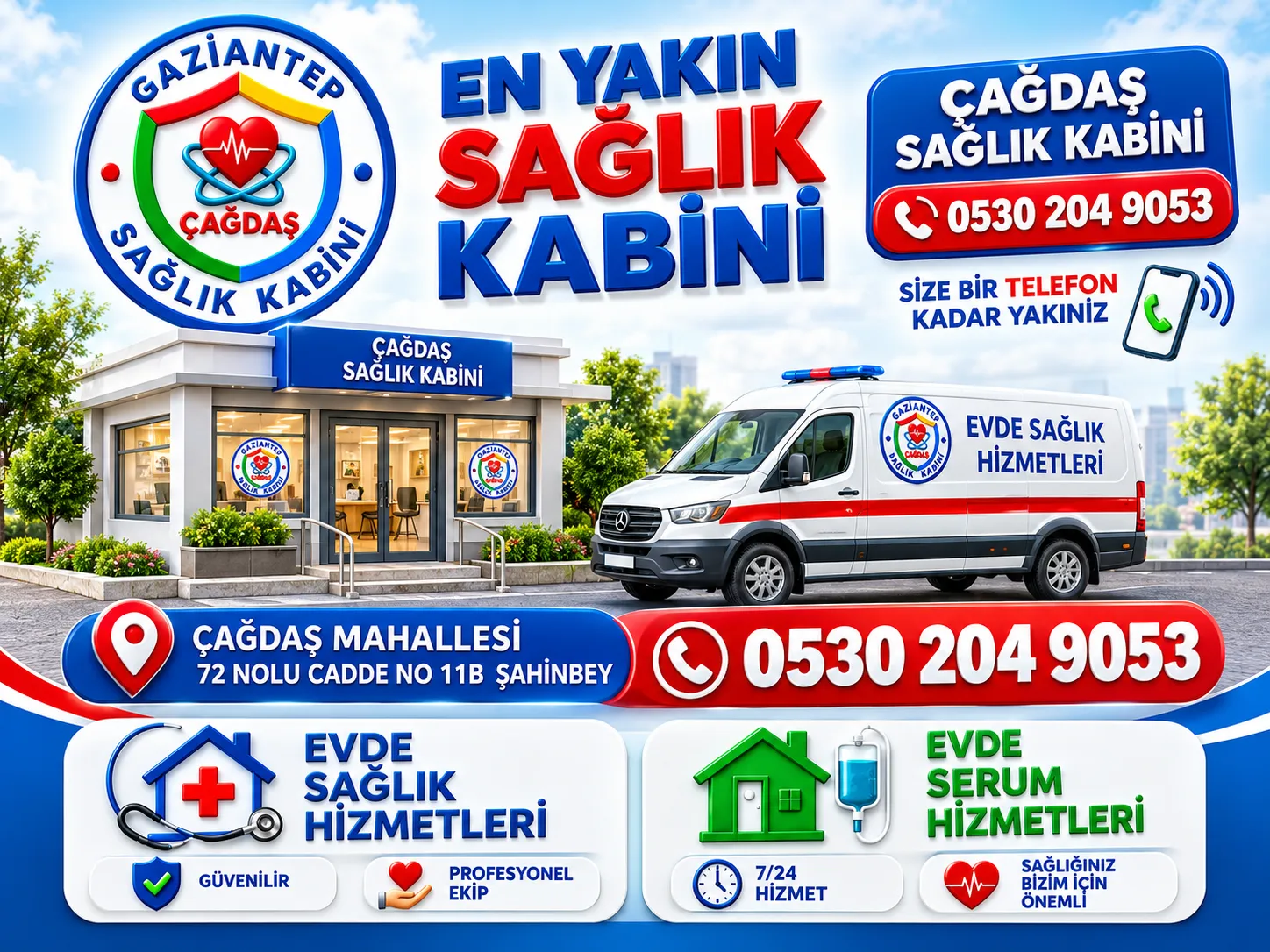 En Yakın Sağlık Kabini · 1