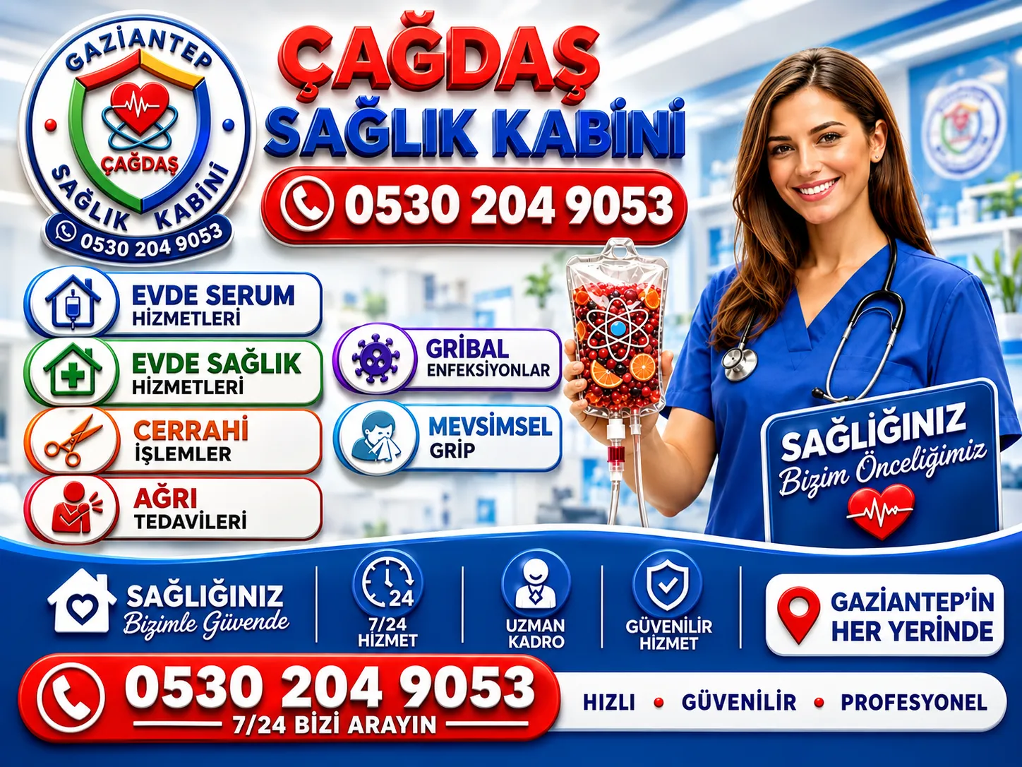 Çağdaş Sağlık Kabini Gaziantep · 3
