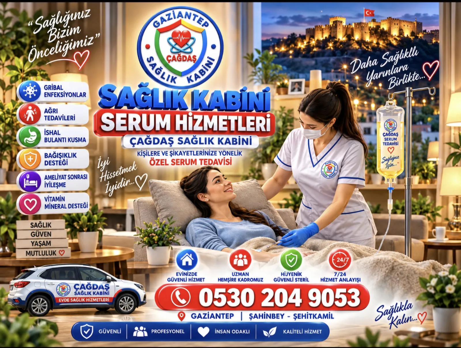 Çağdaş Sağlık Kabini Gaziantep · 9